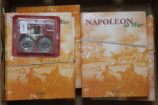 Del Prado Napoleon at War series, with 98 (of 100) military figures in blister packs